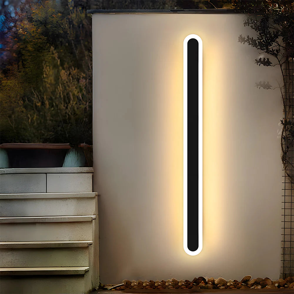 Applique murale LED étanche extérieure à tête ronde moderne