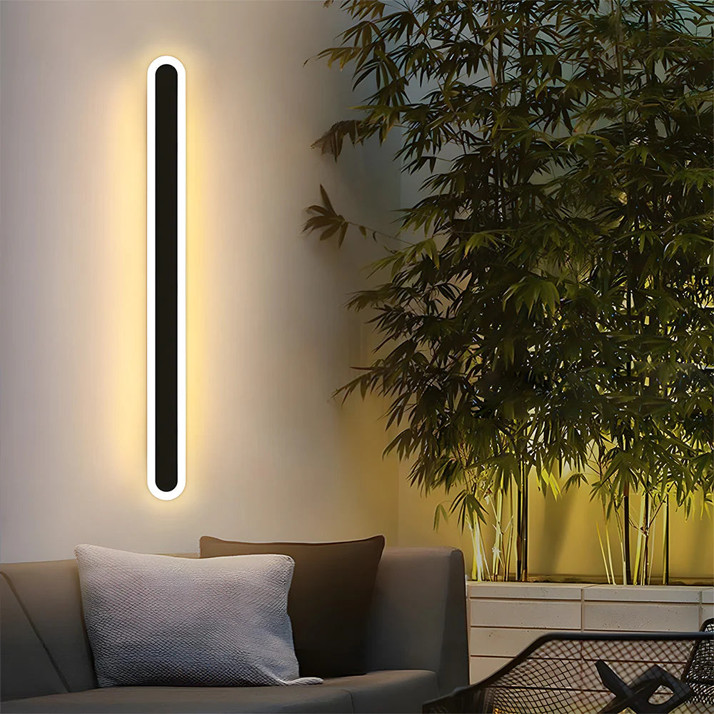 Applique murale LED étanche extérieure à tête ronde moderne