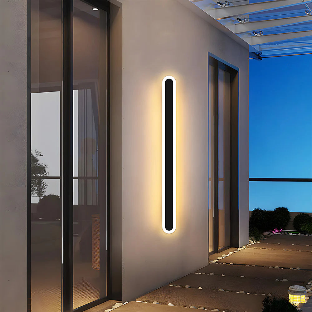 Applique murale LED étanche extérieure à tête ronde moderne
