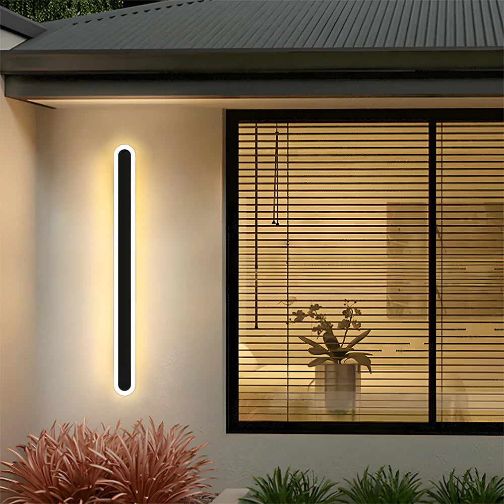 Applique murale LED étanche extérieure à tête ronde moderne
