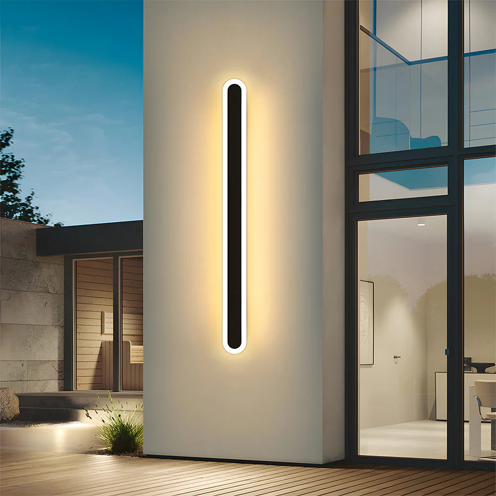 Applique murale LED étanche extérieure à tête ronde moderne