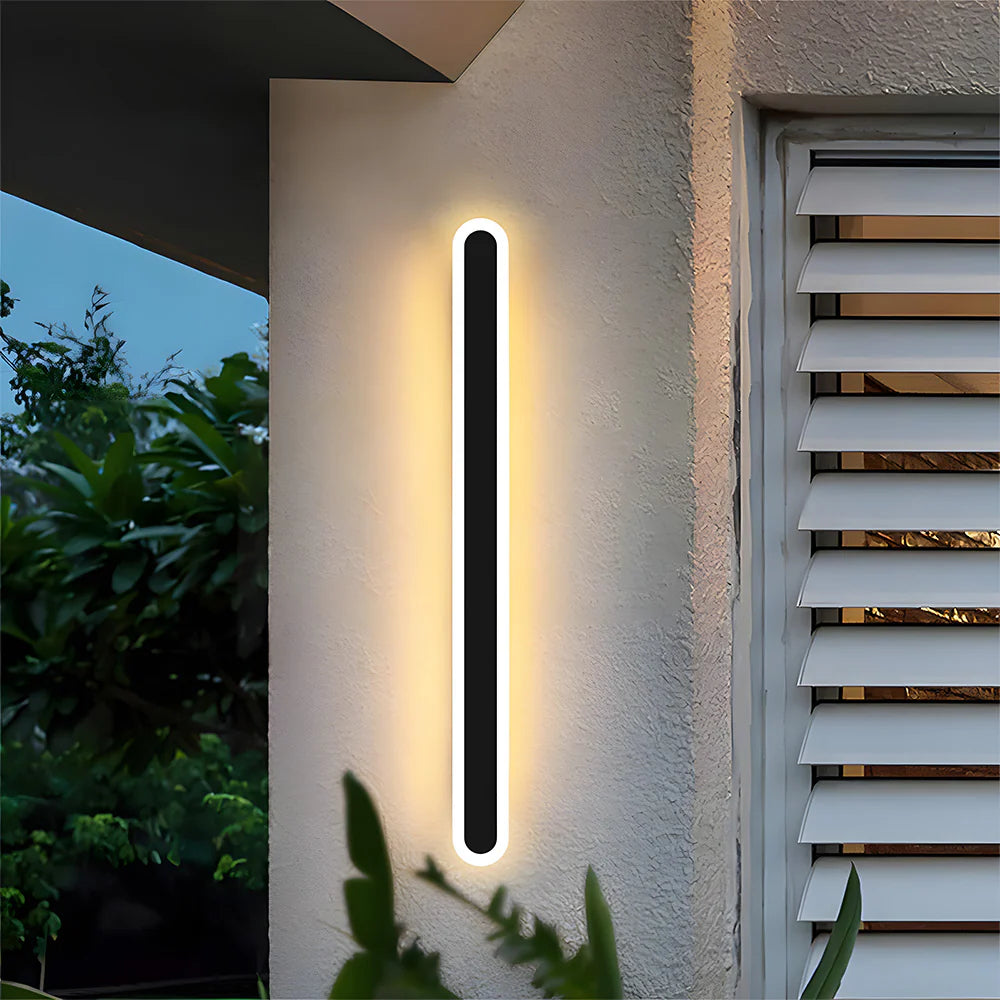 Applique murale LED étanche extérieure à tête ronde moderne