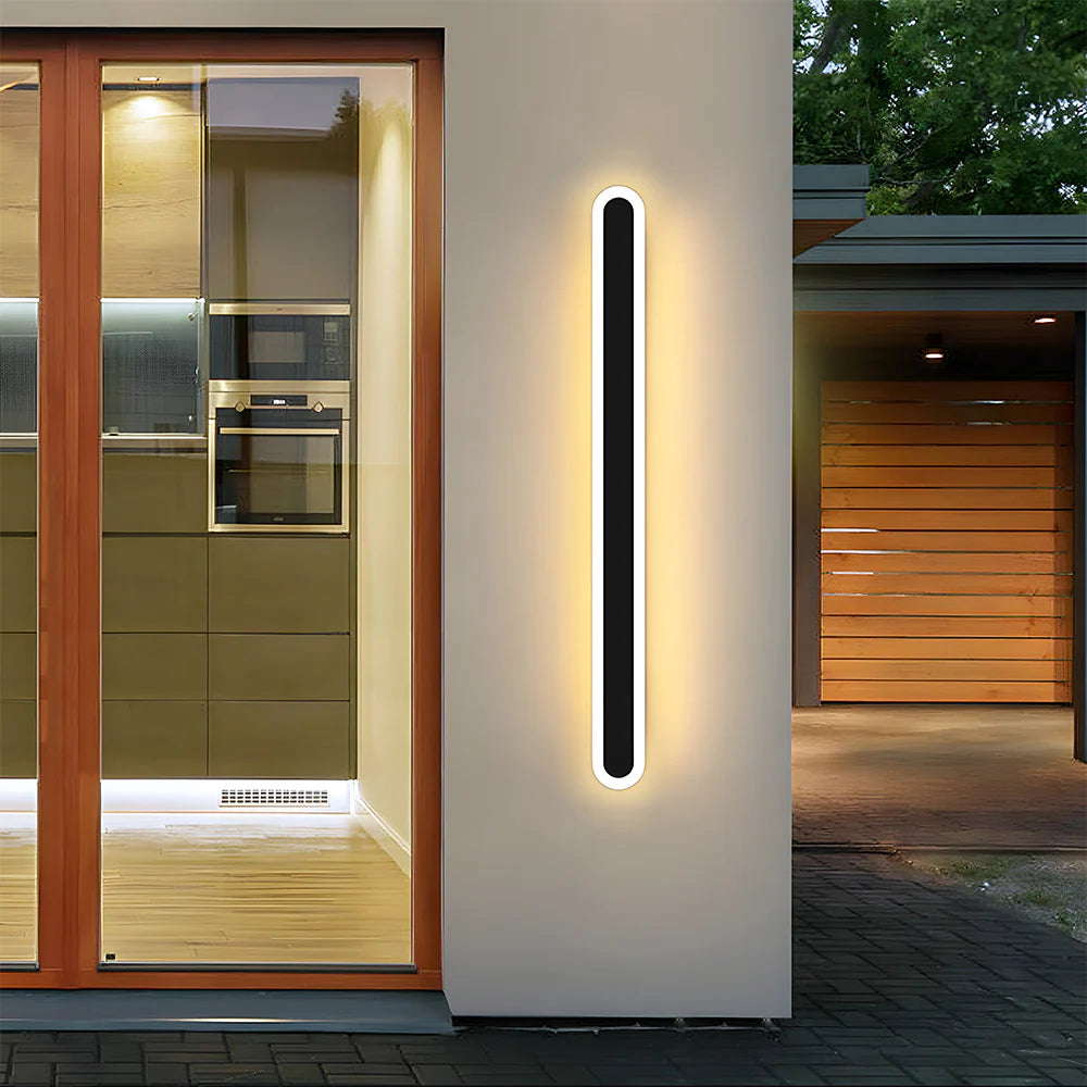 Applique murale LED étanche extérieure à tête ronde moderne