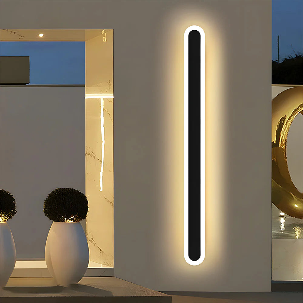 Applique murale LED étanche extérieure à tête ronde moderne