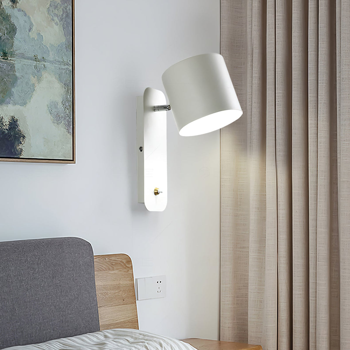 Glarefusion Simple Swivel Wall Sconce