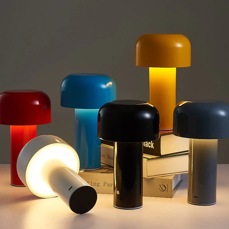 Lampada da tavolo creativa a forma di fungo semplice