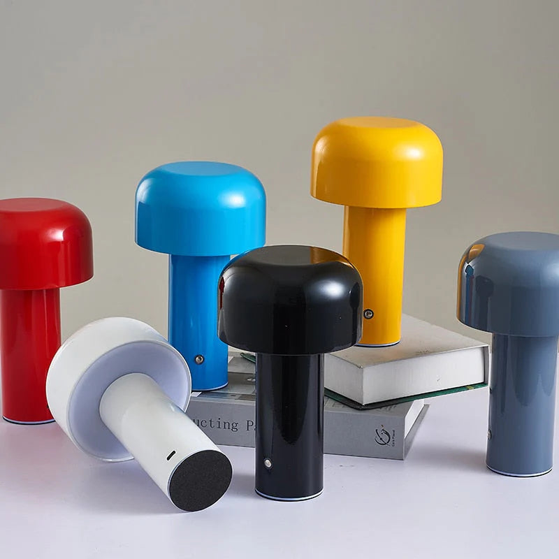 Lampada da tavolo creativa a forma di fungo semplice