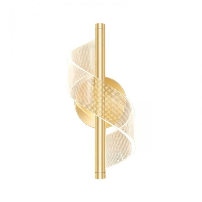 Lampada da parete a spirale minimalista nordica