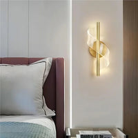 Nordisk minimalistisk spiralvæglys