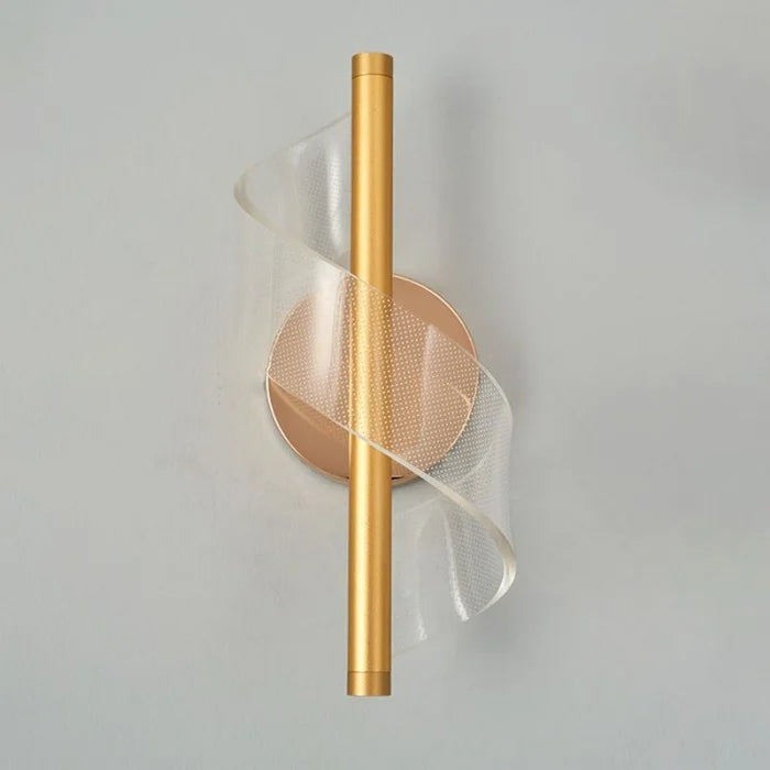 Lampada da parete a spirale minimalista nordica