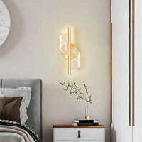 Nordisk minimalistisk spiralvæglys