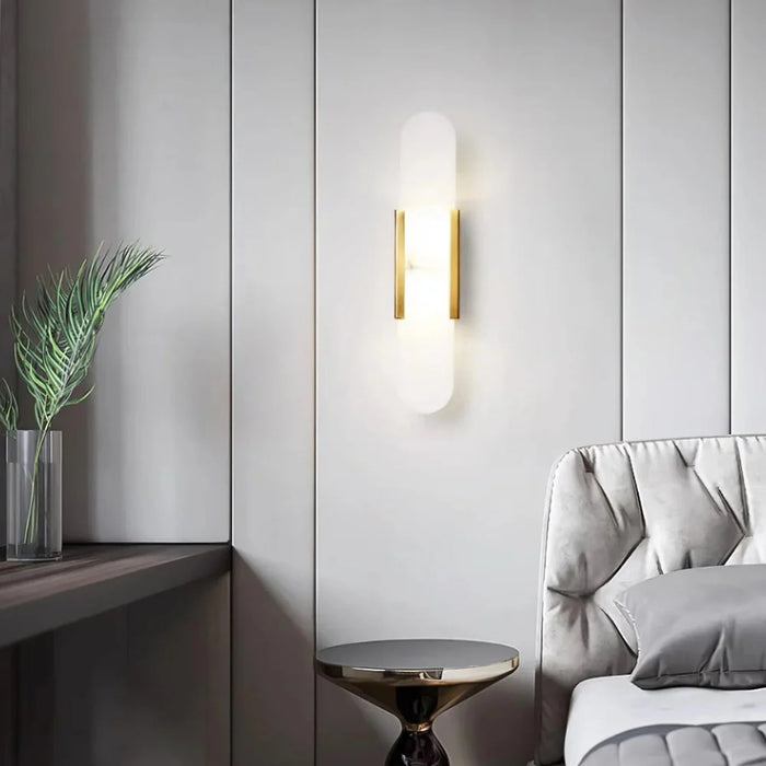 Moderne minimalistisk marmorvæglys