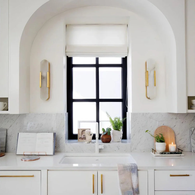 Moderne minimalistisk marmor væglampe