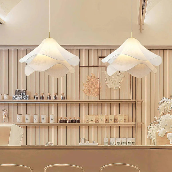 Luce a sospensione in tessuto di gelatina creativa