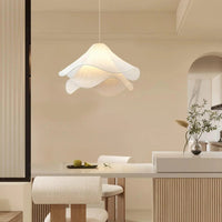 Luce a sospensione in tessuto di gelatina creativa
