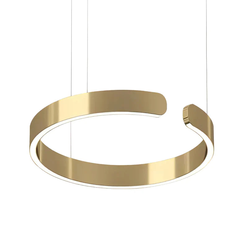 Glarefusion Modern Simple Ring Chandelier