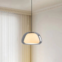 Moderne Milchglasanhängerlampe