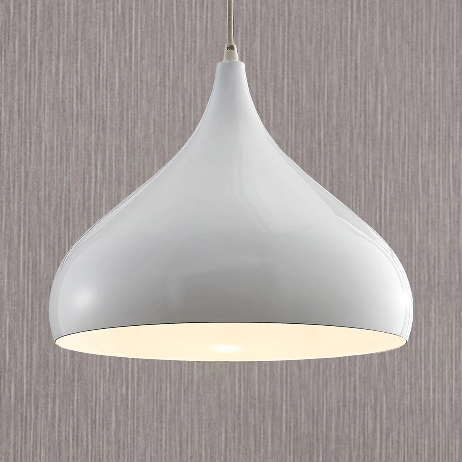 Lampada a Sospensione Minimalista a Campana in Metallo