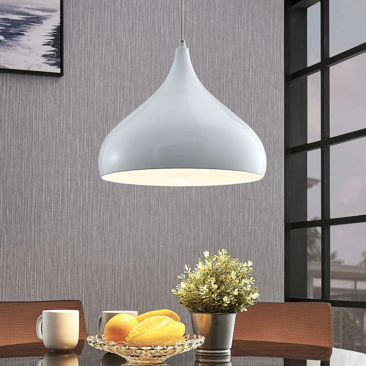 Minimalist Bell-Shaped Metal Pendant Light
