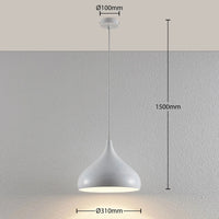 Minimalist Bell-Shaped Metal Pendant Light
