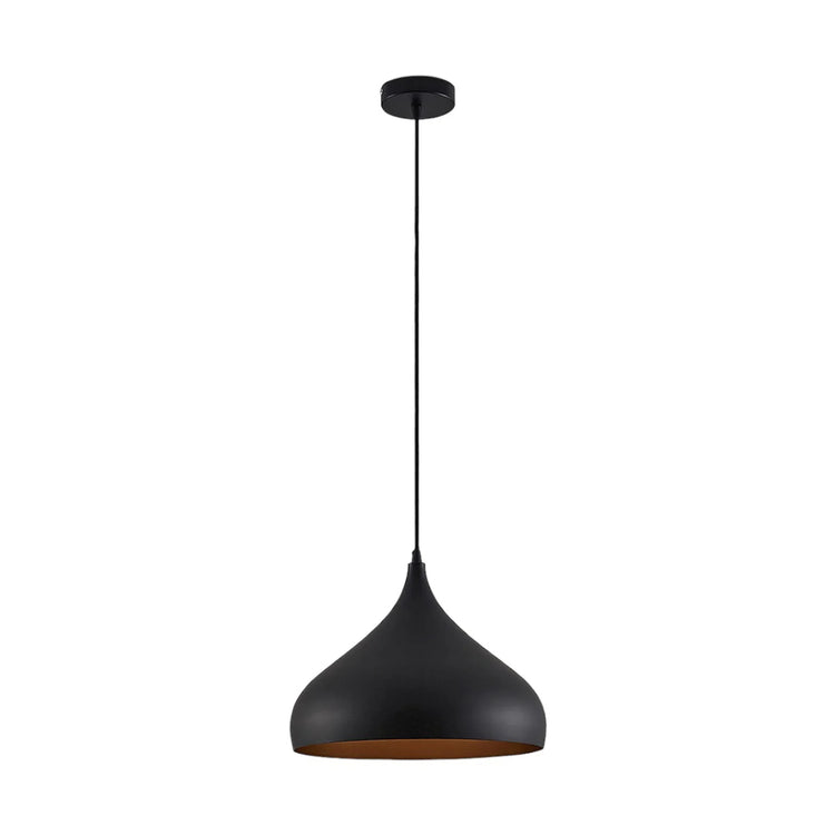 Minimalist Bell-Shaped Metal Pendant Light