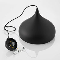 Minimalist Bell-Shaped Metal Pendant Light