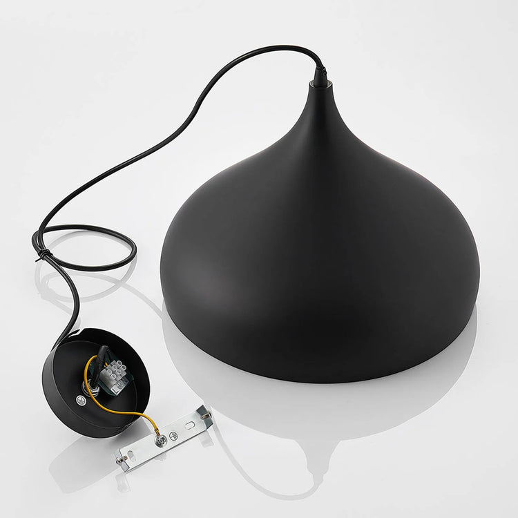 Minimalist Bell-Shaped Metal Pendant Light