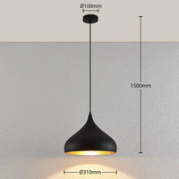 Minimalist Bell-Shaped Metal Pendant Light