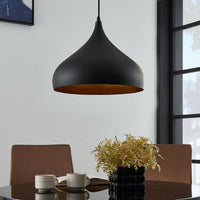 Minimalist Bell-Shaped Metal Pendant Light