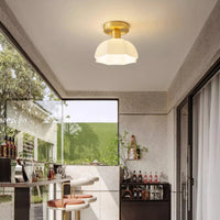 Classic Wave Glass Ceiling Light