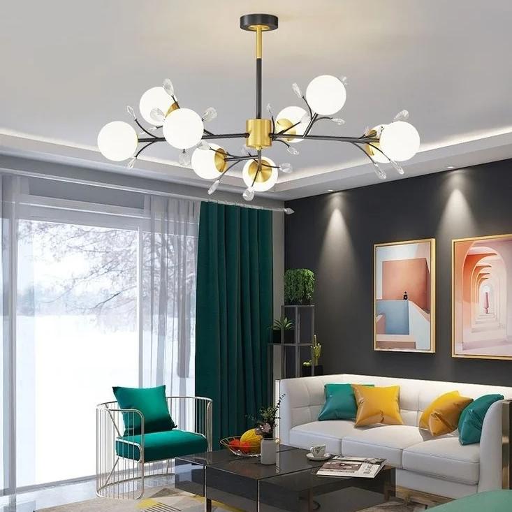 Nordic Creative Minimalistisk Glaslysekrone