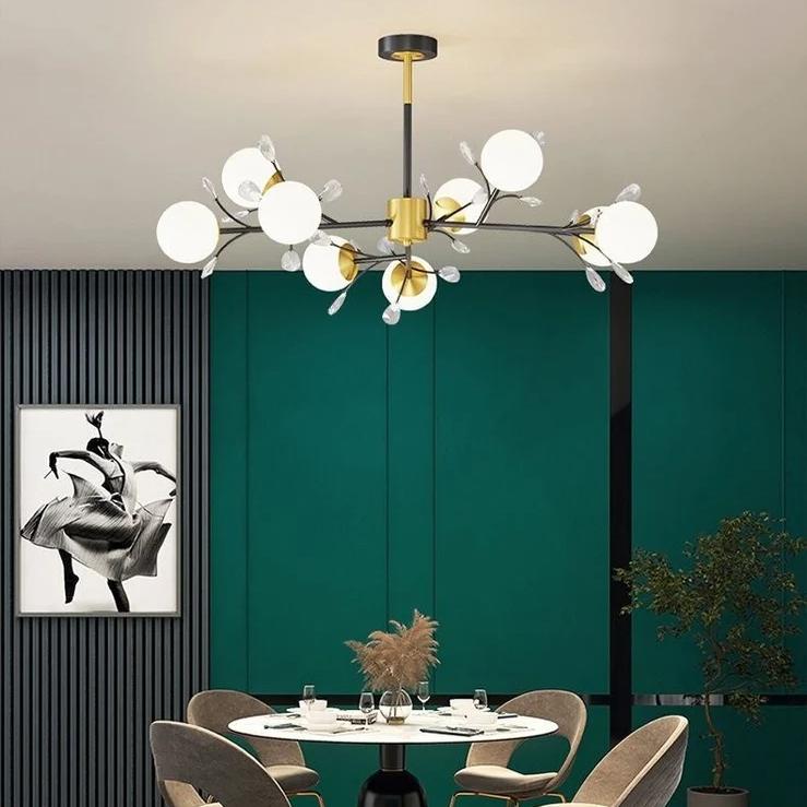 Nordic Creative Minimalistisk Glaslysekrone