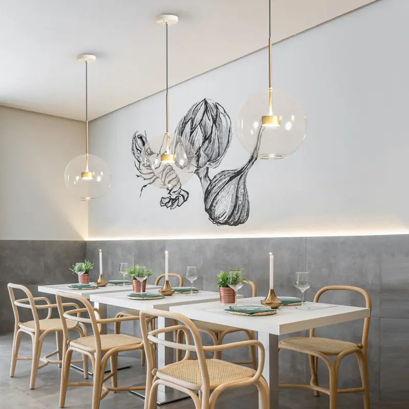 Lampada a sospensione Nordic Bubble Art