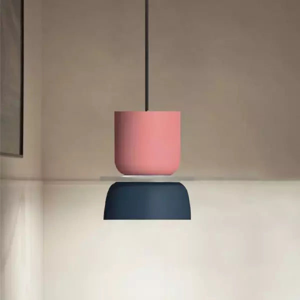 Glarefusie Noordse eenvoudige macaron acrylkroonluchter