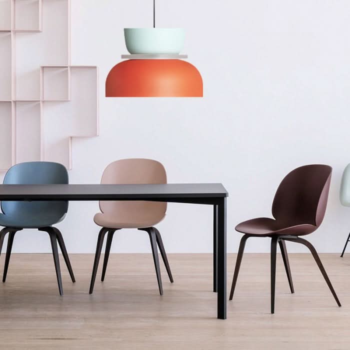 Lampadario in acrilico Macaron semplice nordico Glarefusion