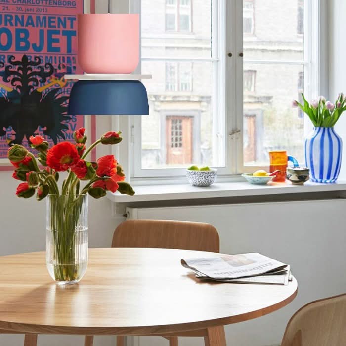 Lampadario in acrilico Macaron semplice nordico Glarefusion