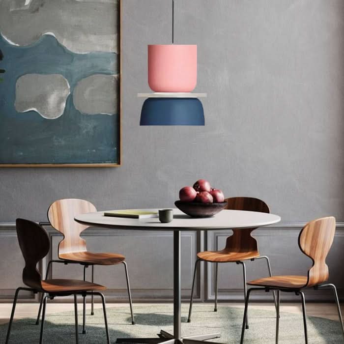 Lampadario in acrilico Macaron semplice nordico Glarefusion
