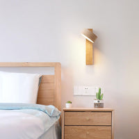 Off-White Travertine Wall Lamp