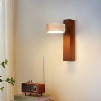 Off-White Travertine Wall Lamp