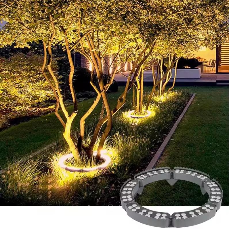 Elegante riflettore per alberi da esterno