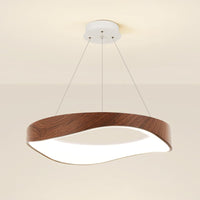 Luce a sospensione a grano di legno nordico