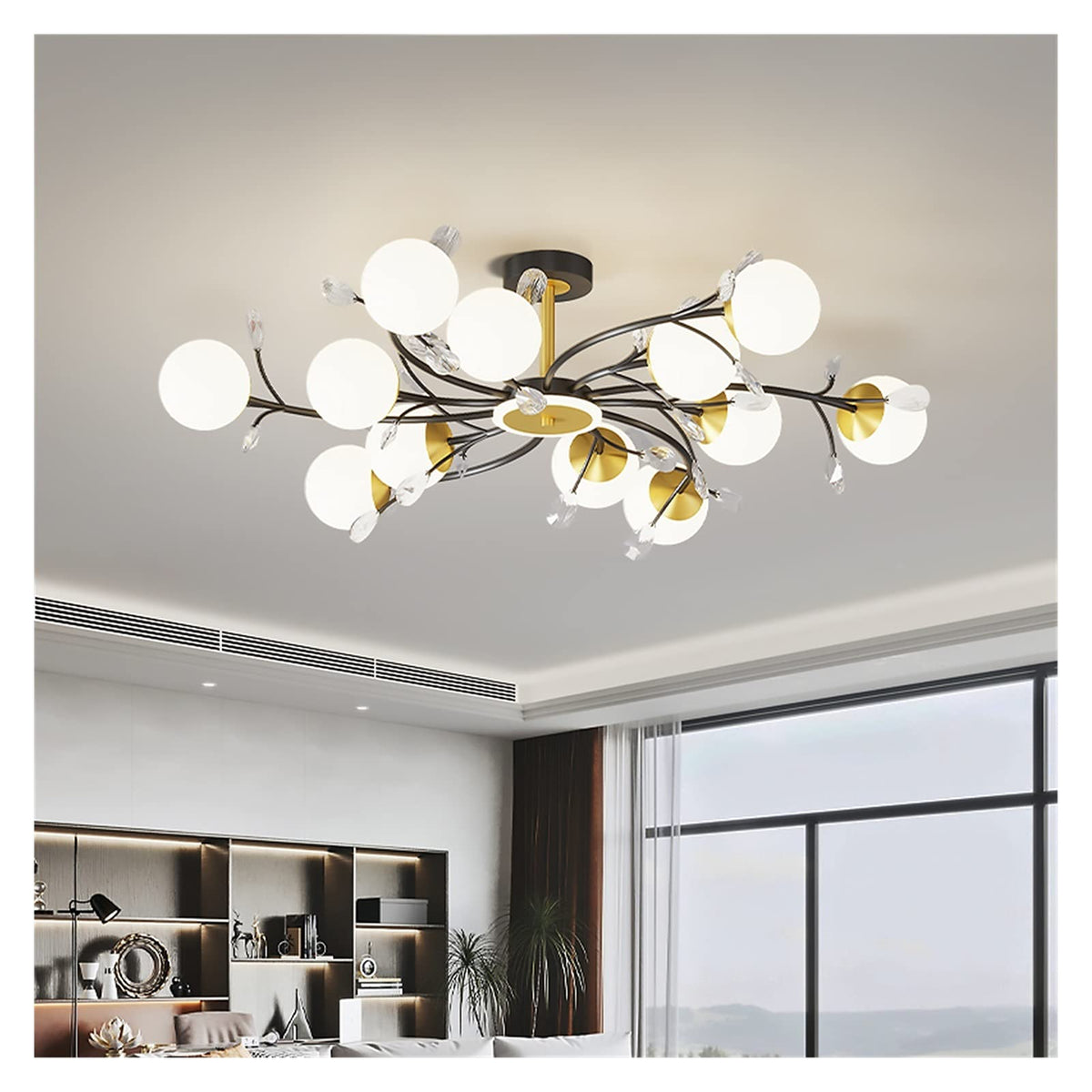 Nordic Creative Minimalist Glass Chandelier