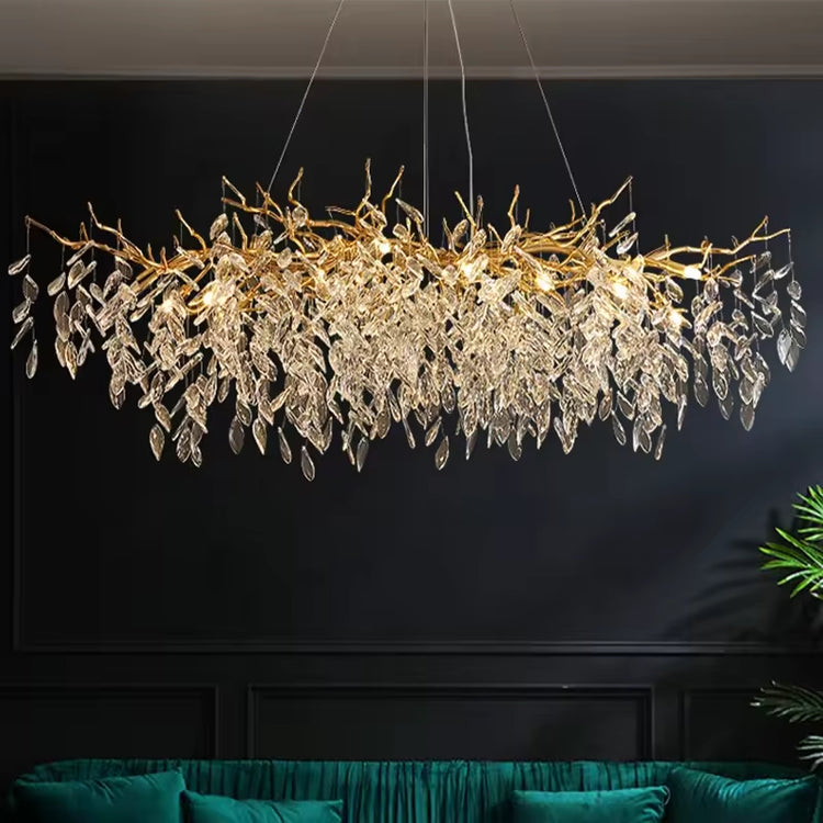 Moderne Krystal Luksus Loftslysekrone