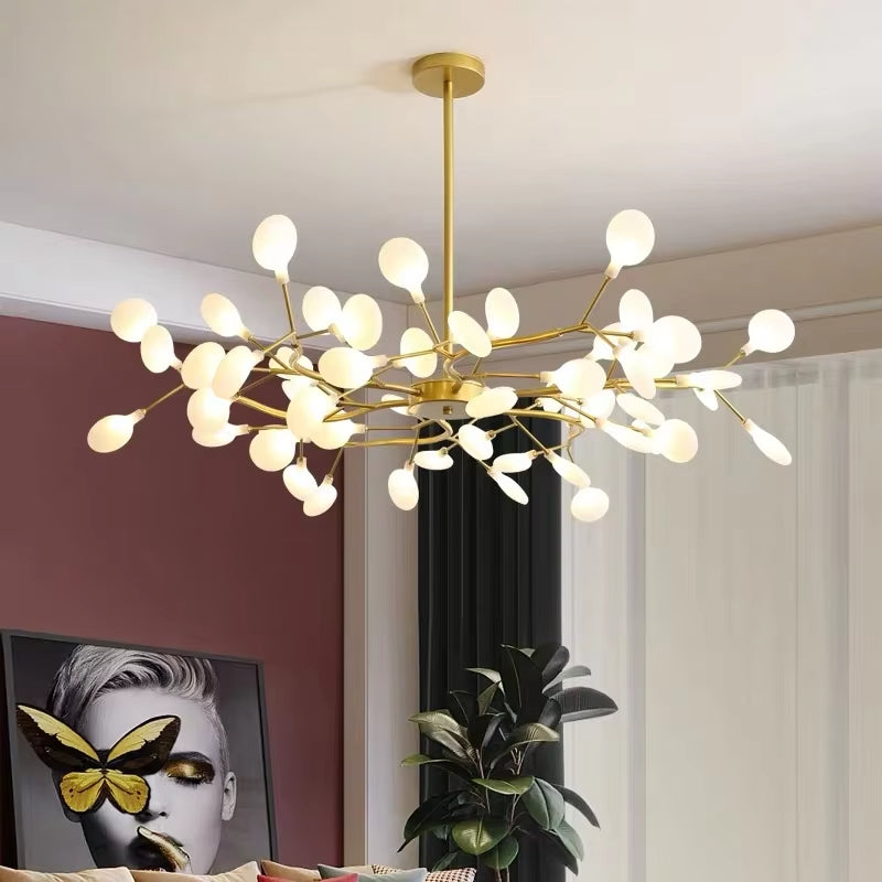 Lustre du salon en acrylique Creative Branch Glarefusion