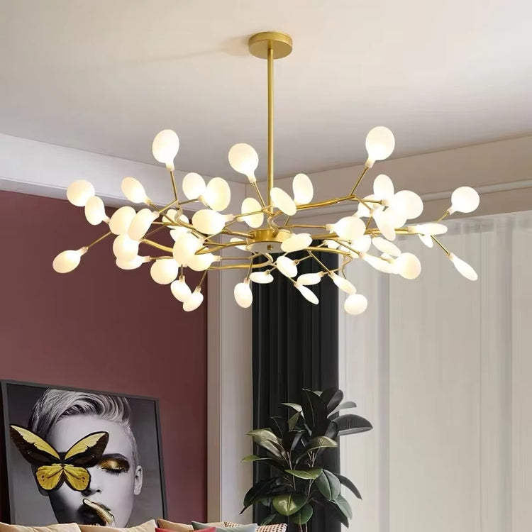 Glarefusion Creative Branch Acrylic Living Room Chandelier