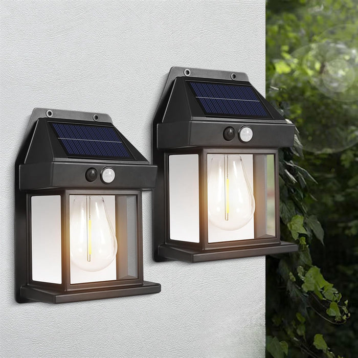 Moderne Haushaltswalllicht im Freien im Freien