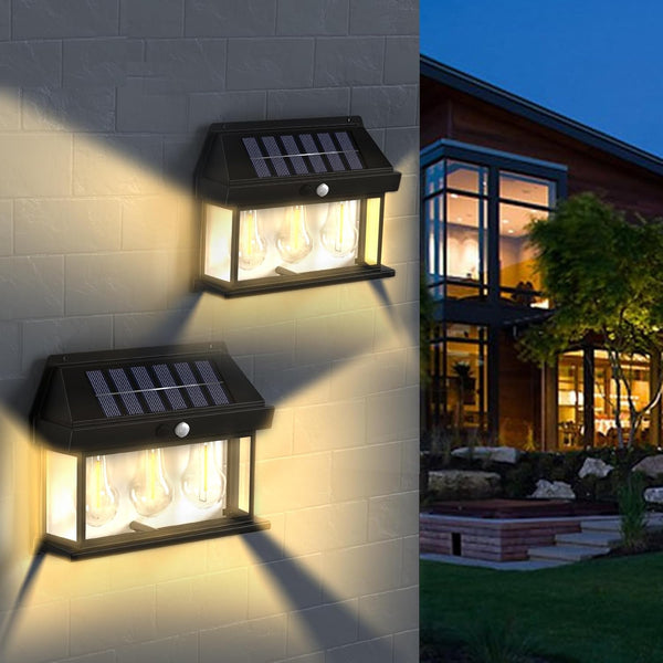 Moderne Haushaltswalllicht im Freien im Freien