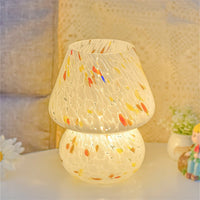 Retro kreativ glas svamp bordlampe