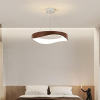 Luce a sospensione a grano di legno nordico