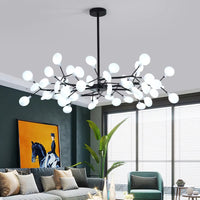 Lustre du salon en acrylique Creative Branch Glarefusion